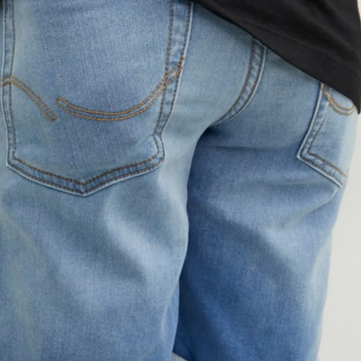 12224574 JJIRICK JJIORG SHORTS GE 635 I.K SN JNR BLUE DENIM