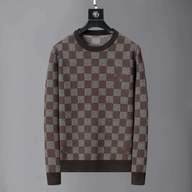 23SS Autumn Sweaters de diseñadores para hombres Bordado de bordado de manga larga Cabina de manga larga Cotton Soft Unisex Men 