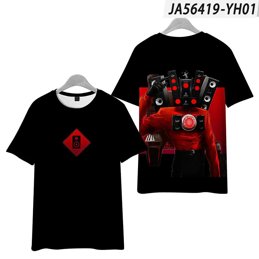 3d de manga corta para hombres y mujeres juego periférico skibidi inodoro inodoro impresión digital camiseta