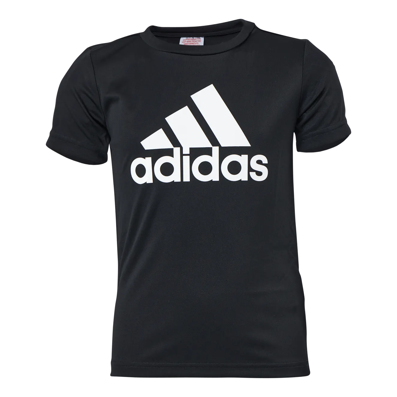ADIDAS ADIDAS BOYS D2M BIG LOGO TSHIRT BLACK / WHITE