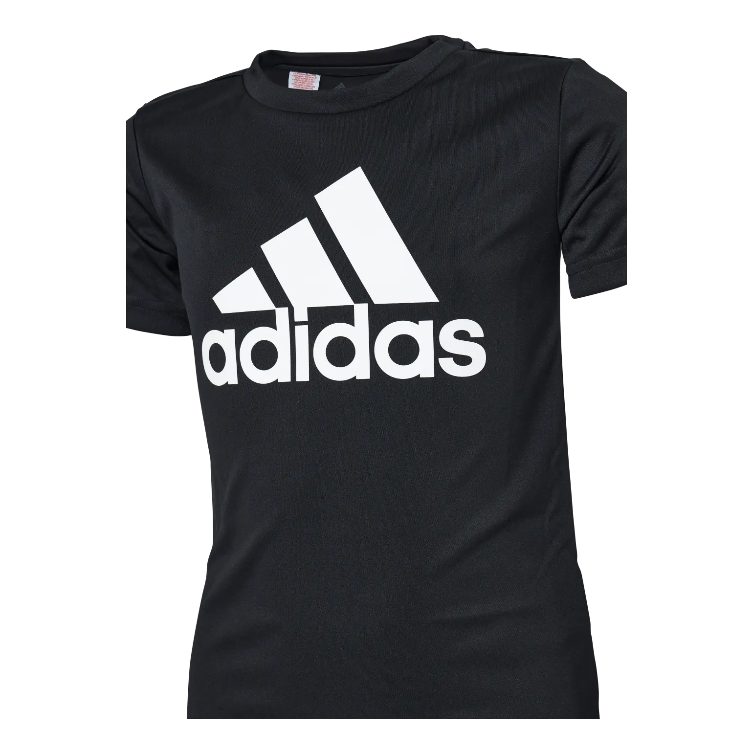 ADIDAS ADIDAS BOYS D2M BIG LOGO TSHIRT BLACK / WHITE