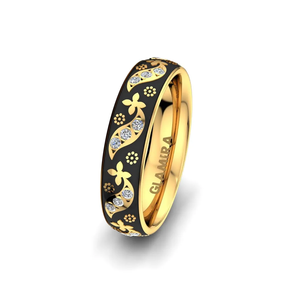 Anillo Boda Mujer Ornate Heart 5 mm