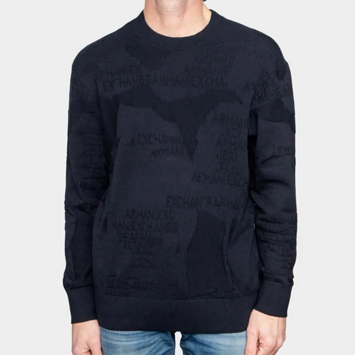 ARMANI EXCHANGE  JERSEY AZUL