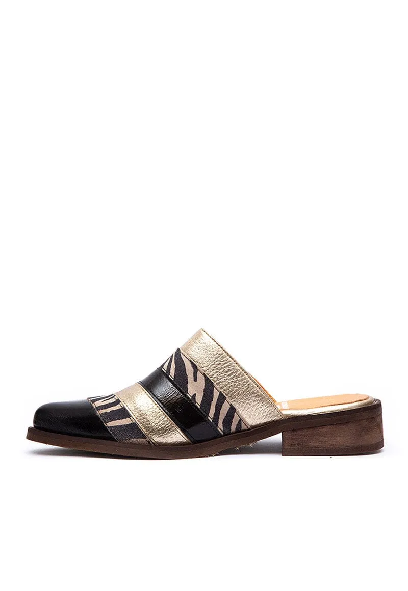 Babucha Mujer / Balos Negro Print