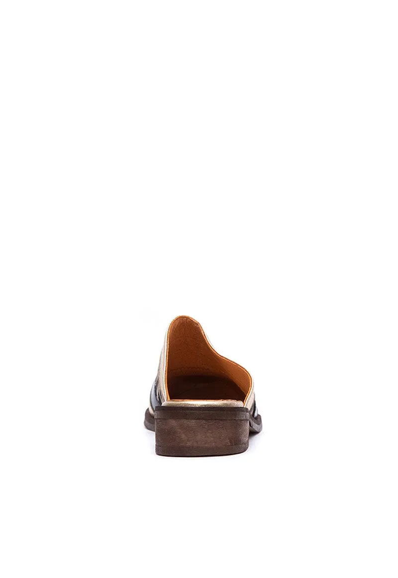 Babucha Mujer / Balos Negro Print