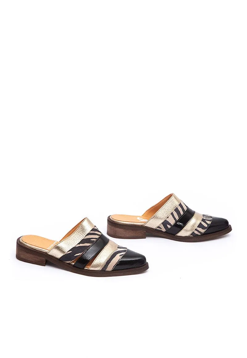 Babucha Mujer / Balos Negro Print