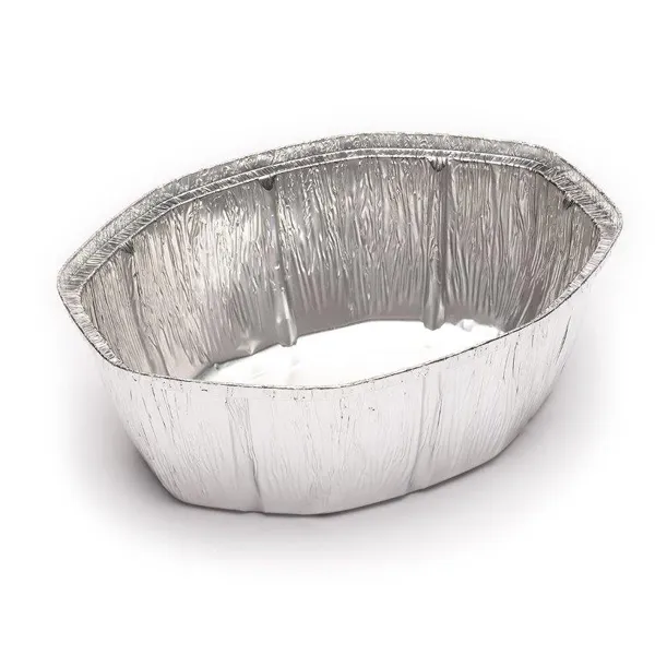 Bandeja de Aluminio Ovalada para Pollo Asado con Tapa