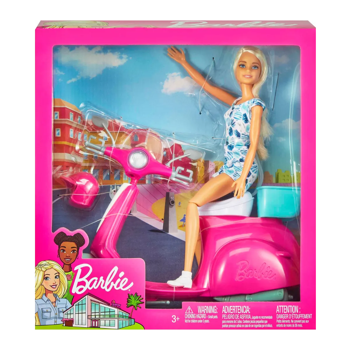 Barbie & Scooter Bike
