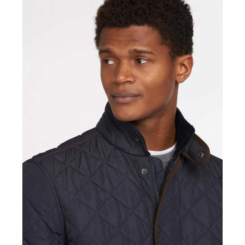Barbour Levisham Quilt Navy