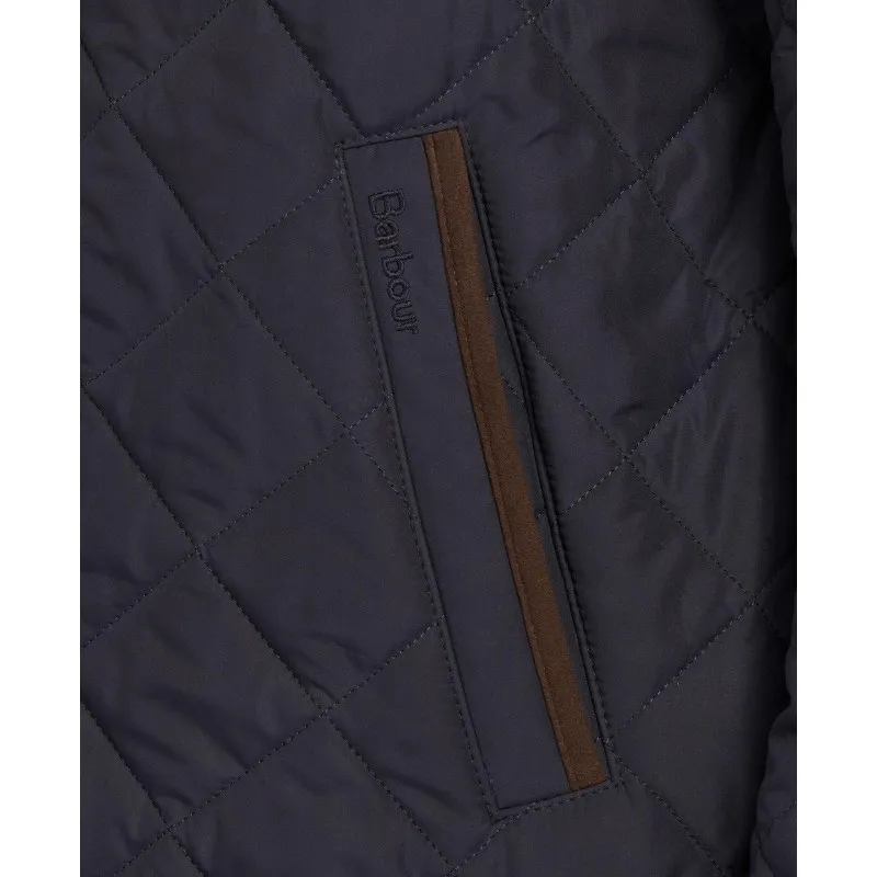 Barbour Levisham Quilt Navy