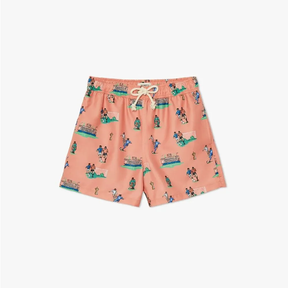 Bañador Naranja Pompeii Football Swim Trunks M