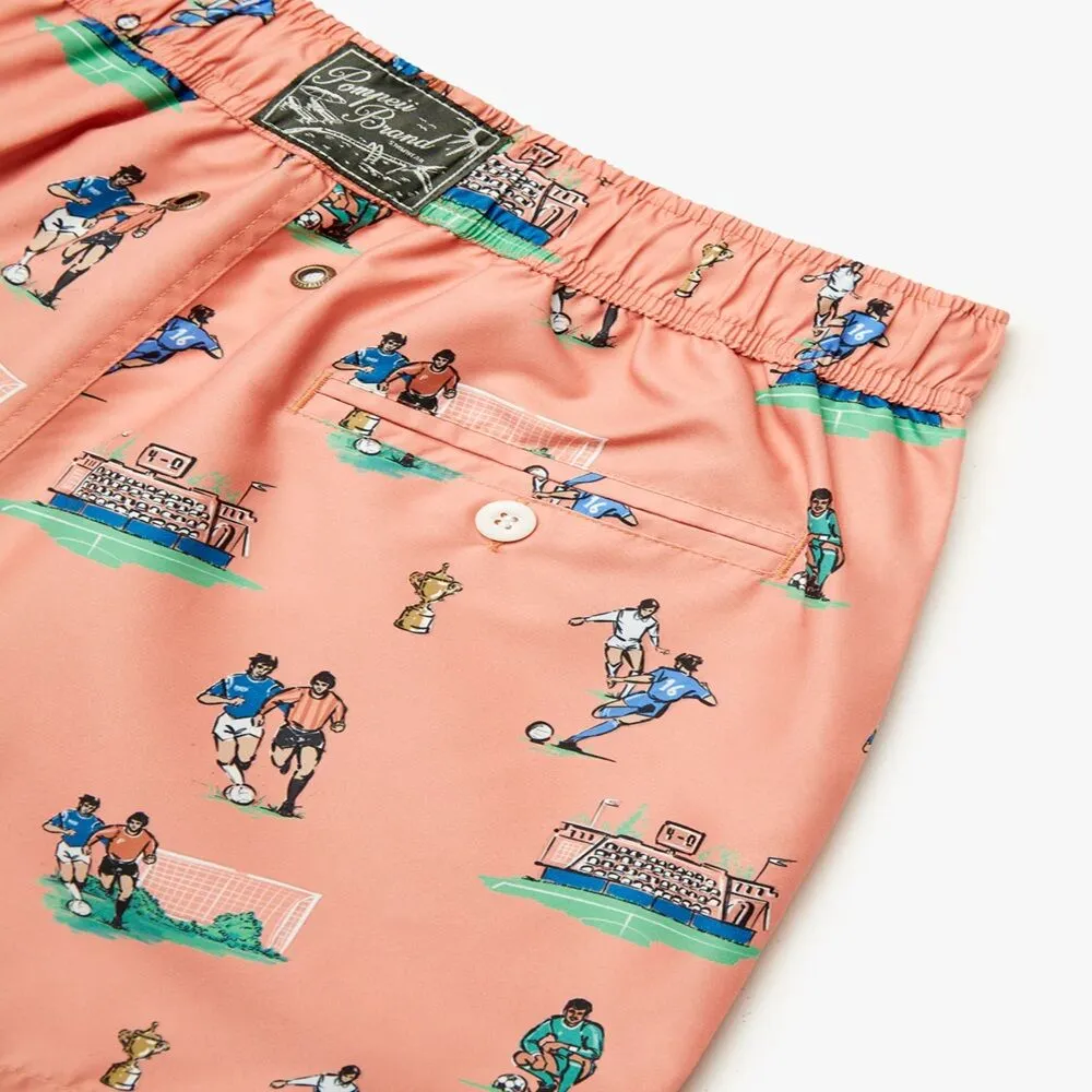 Bañador Naranja Pompeii Football Swim Trunks M
