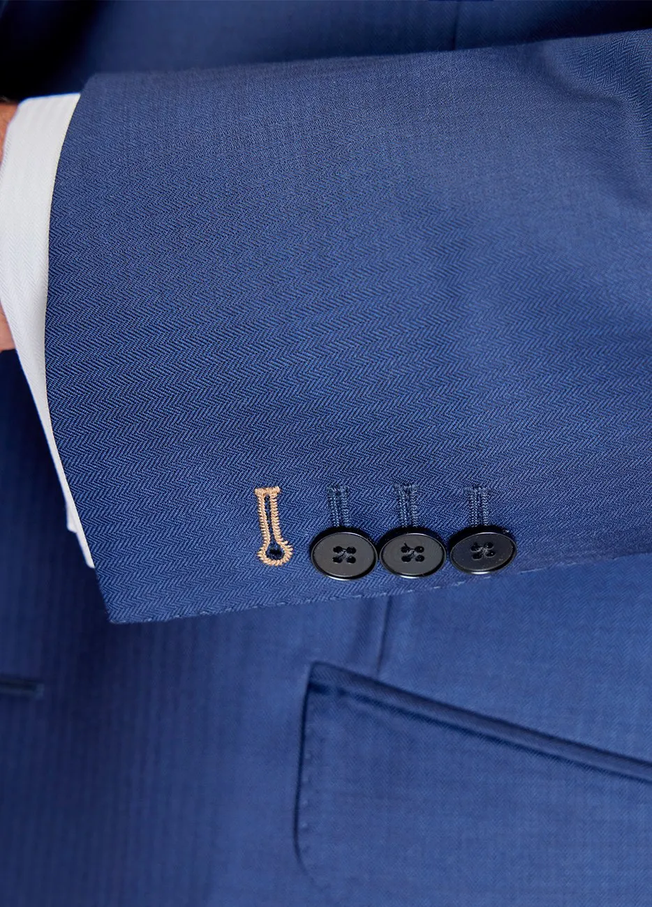 BLAZER SARGA AZUL COBALTO