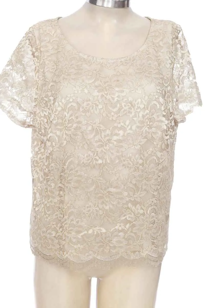 BLUSA COLOR BEIGE  KALFETTI