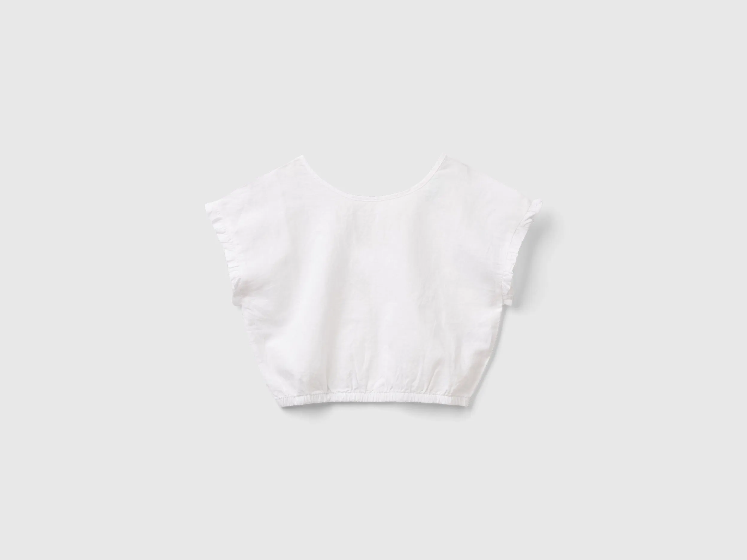 Blusa de lino mixto