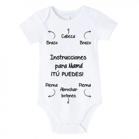 Body personalizado bebé Instrucciones Mamá