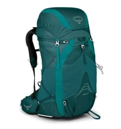 Bolsa de senderismo para mujer Osprey Eja 58 (Deep Teal)