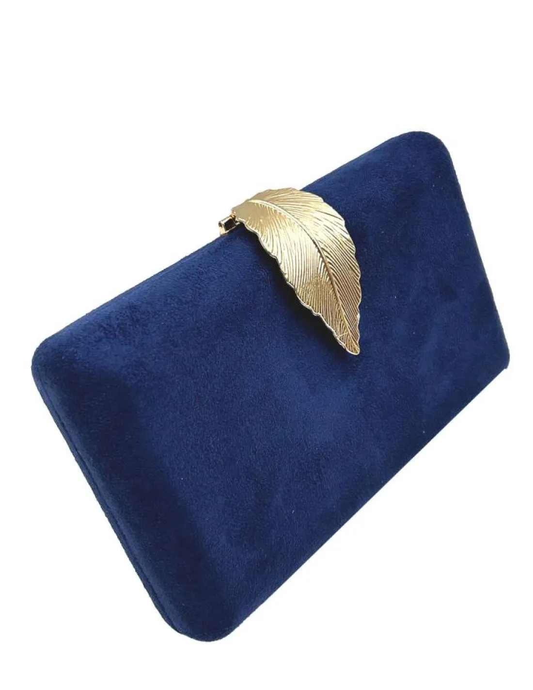 BOLSOS FIESTA AZULES MARINO Y CIERRE ORIGINAL HOJA IDEAL BODAS