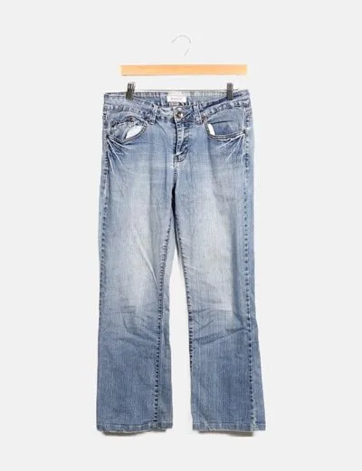 Bootcut Jeans azul básico
