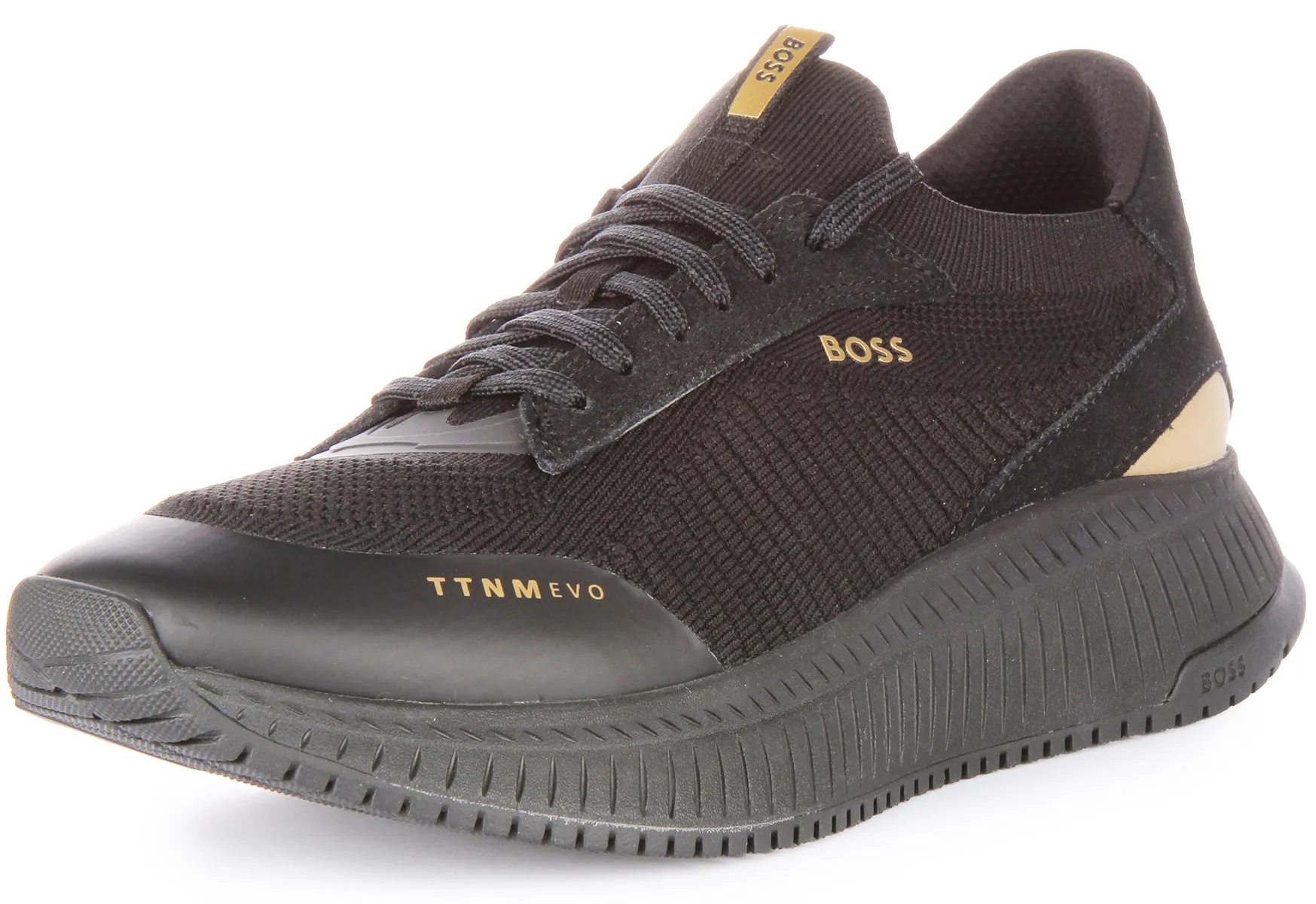Boss TTNM Evo Slon KNSD Zapatillas con cordones de punto para hombre en beige