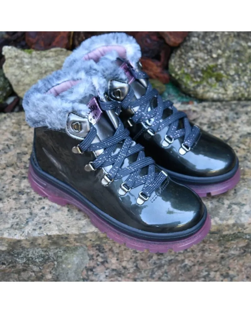 Bota charol PABLOSKY 404459 montaña de piel GRIS