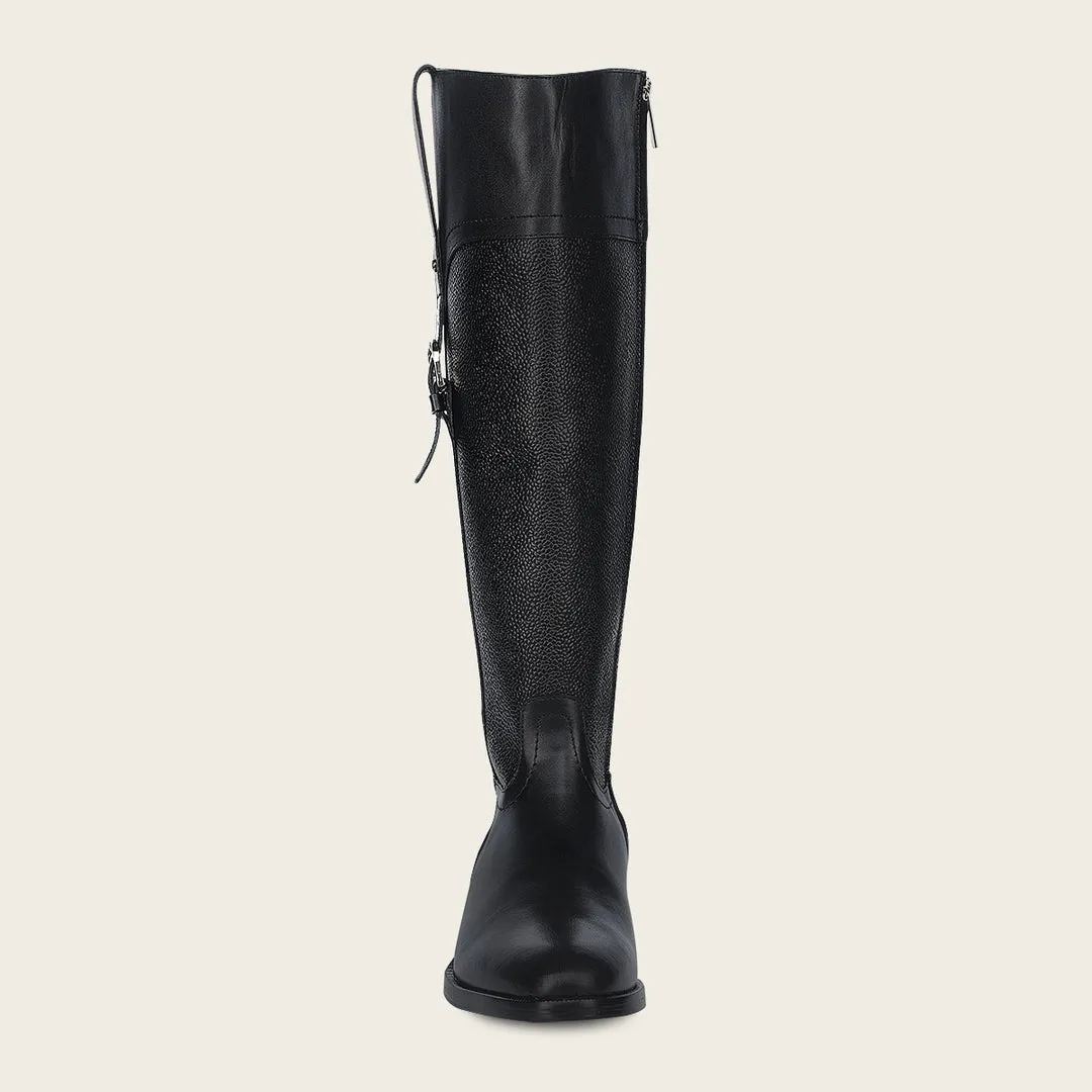 Bota de vestir en piel genuina para dama