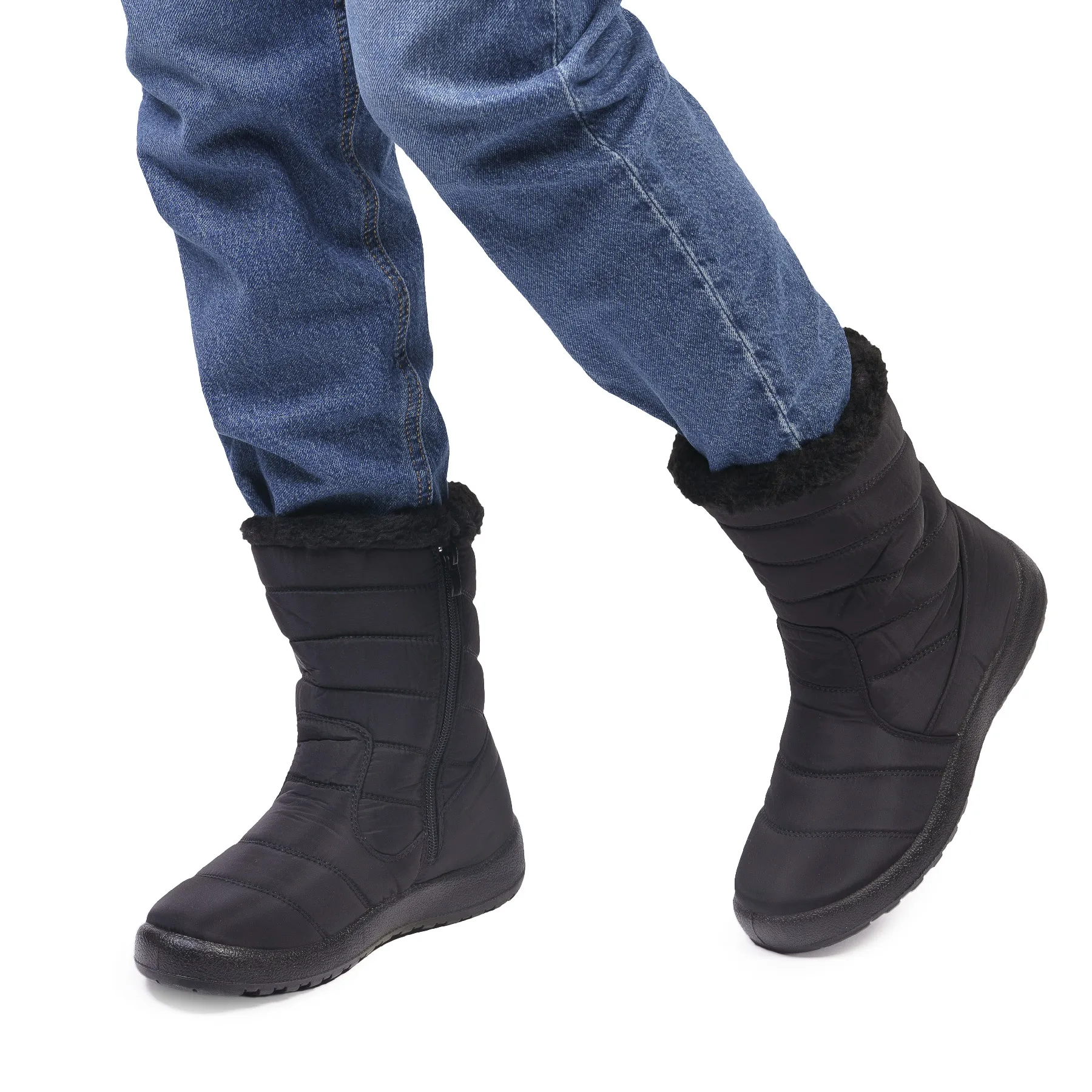 Bota Mujer Negro Anya Thunder Blue