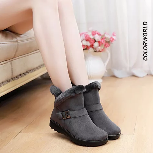 Botas De Nieve Antideslizante Y Cálidas Para Mujer