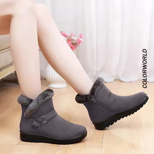 Botas De Nieve Antideslizante Y Cálidas Para Mujer