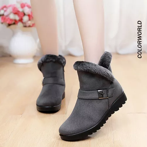 Botas De Nieve Antideslizante Y Cálidas Para Mujer
