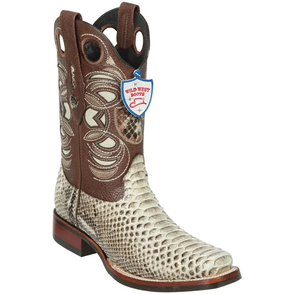 BOTAS DE PITON ORIGINAL HORMA RODEO CUADRADA WW28195749