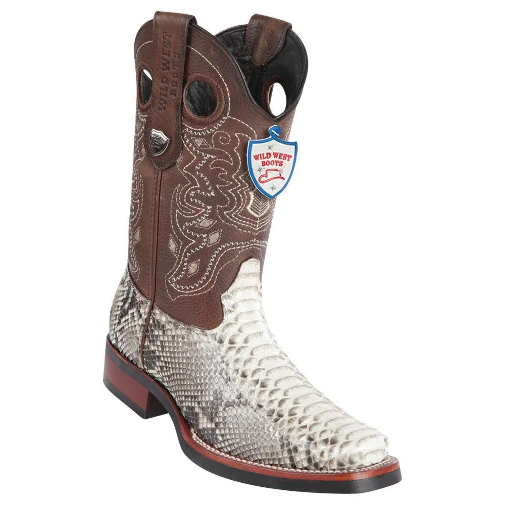 BOTAS DE PITON ORIGINAL HORMA RODEO CUADRADA WW28195749