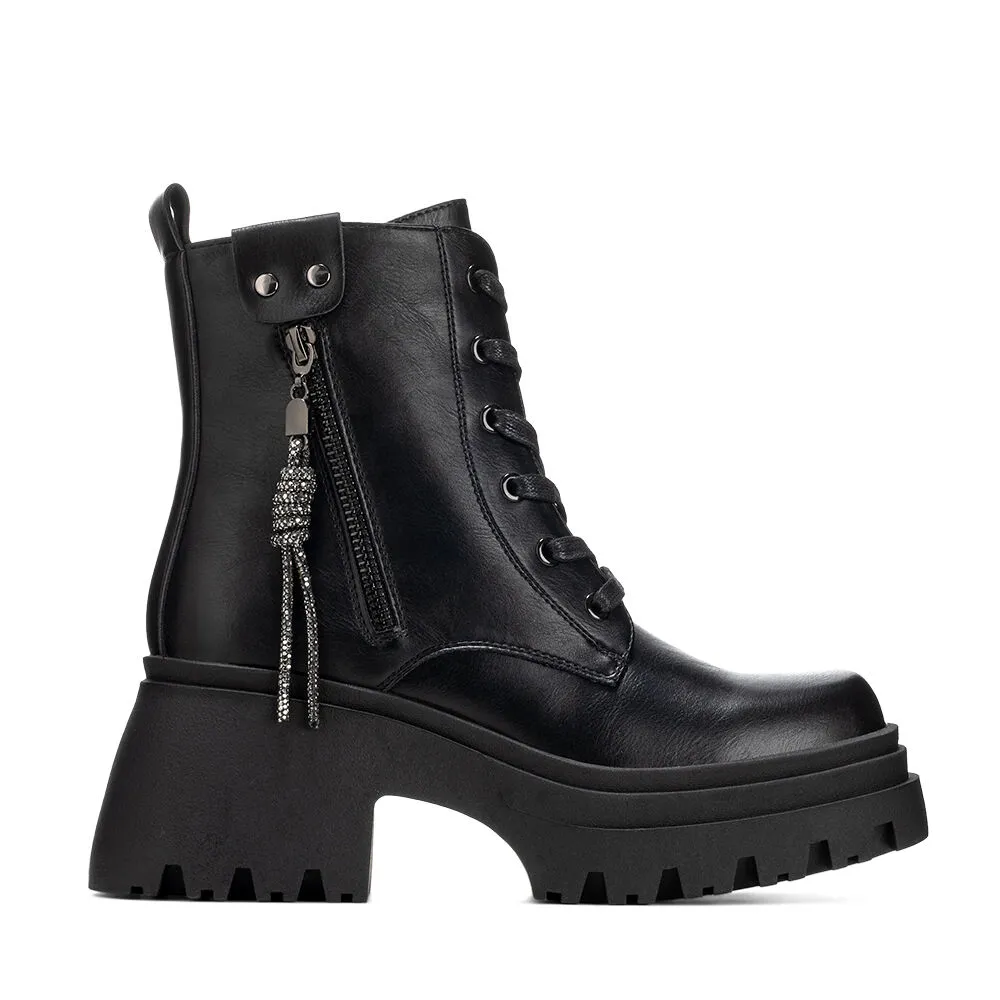 Botin Negro Casual Mujer Weide Dh69