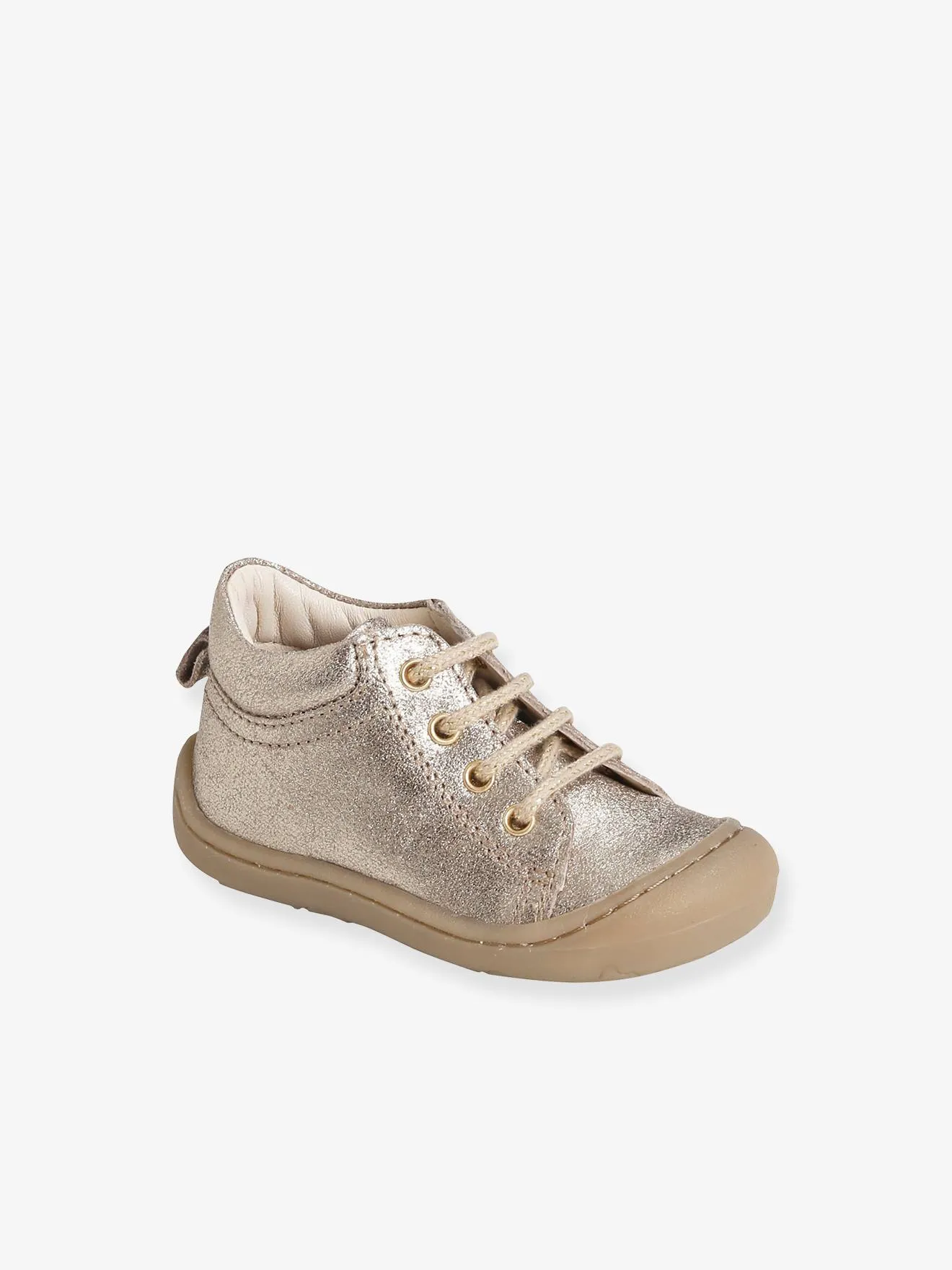 Botines de piel ligera para bebé niña especial gateo
