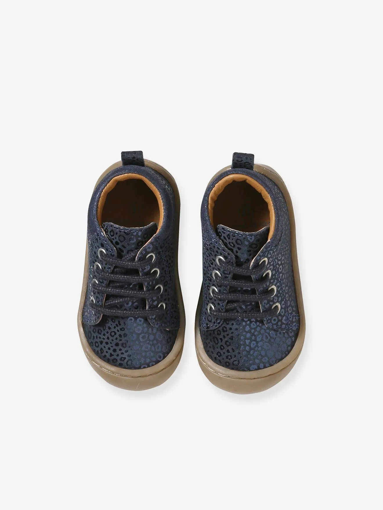 Botines de piel ligera para bebé niña especial gateo