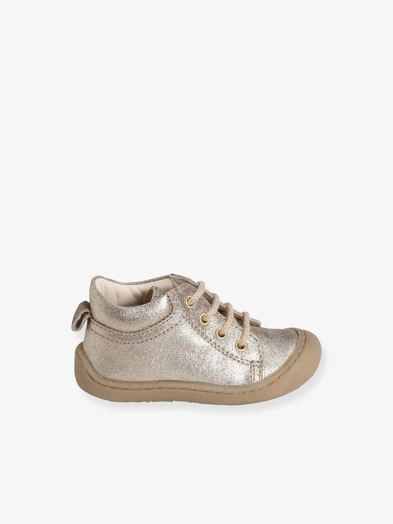 Botines de piel ligera para bebé niña especial gateo
