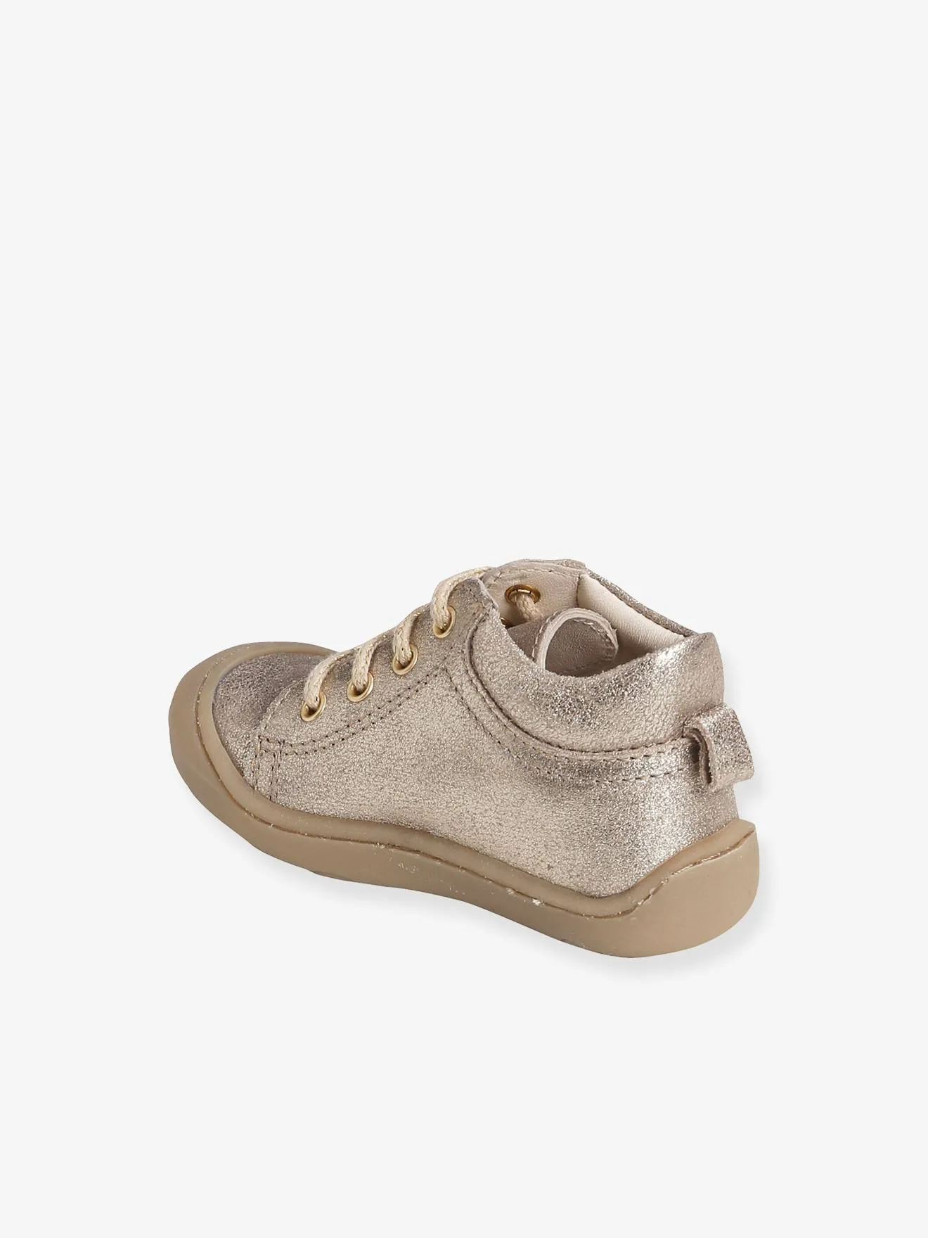 Botines de piel ligera para bebé niña especial gateo