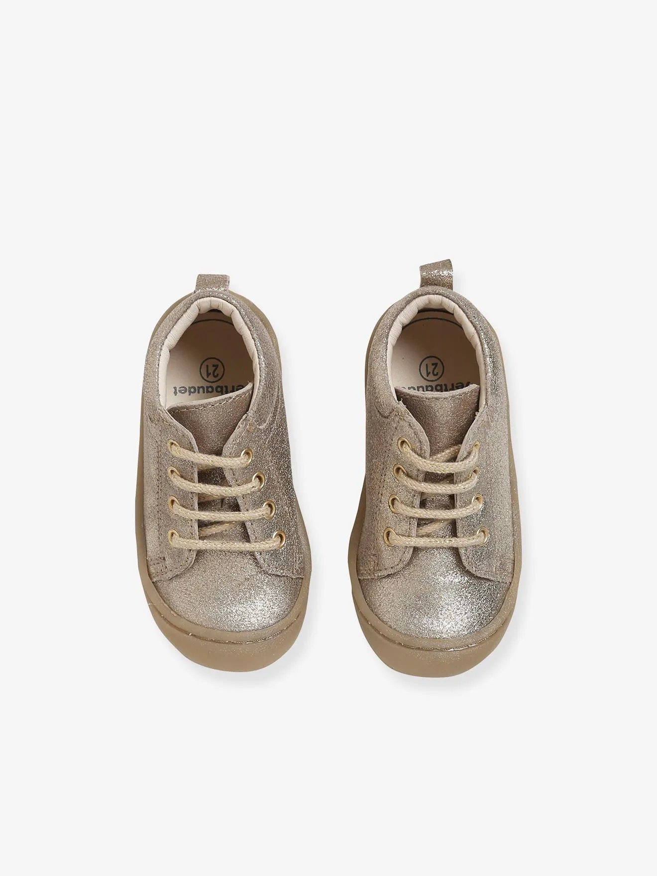 Botines de piel ligera para bebé niña especial gateo