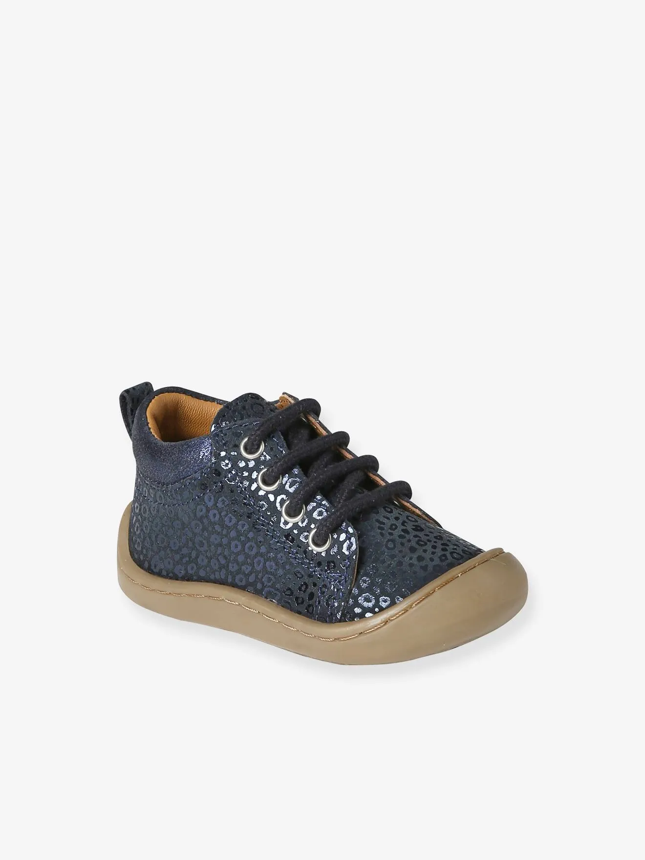 Botines de piel ligera para bebé niña especial gateo