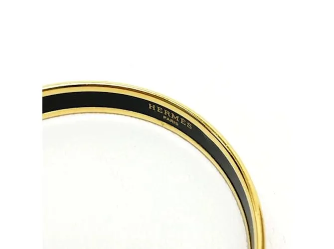 Brazalete Cloisonné Hermès Negro 