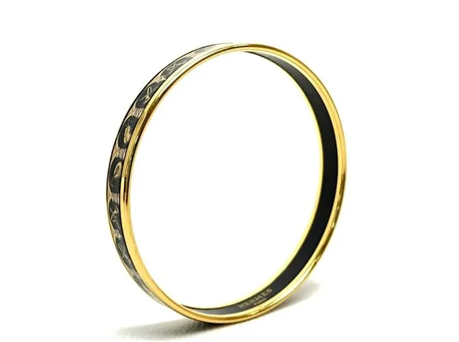 Brazalete Cloisonné Hermès Negro 