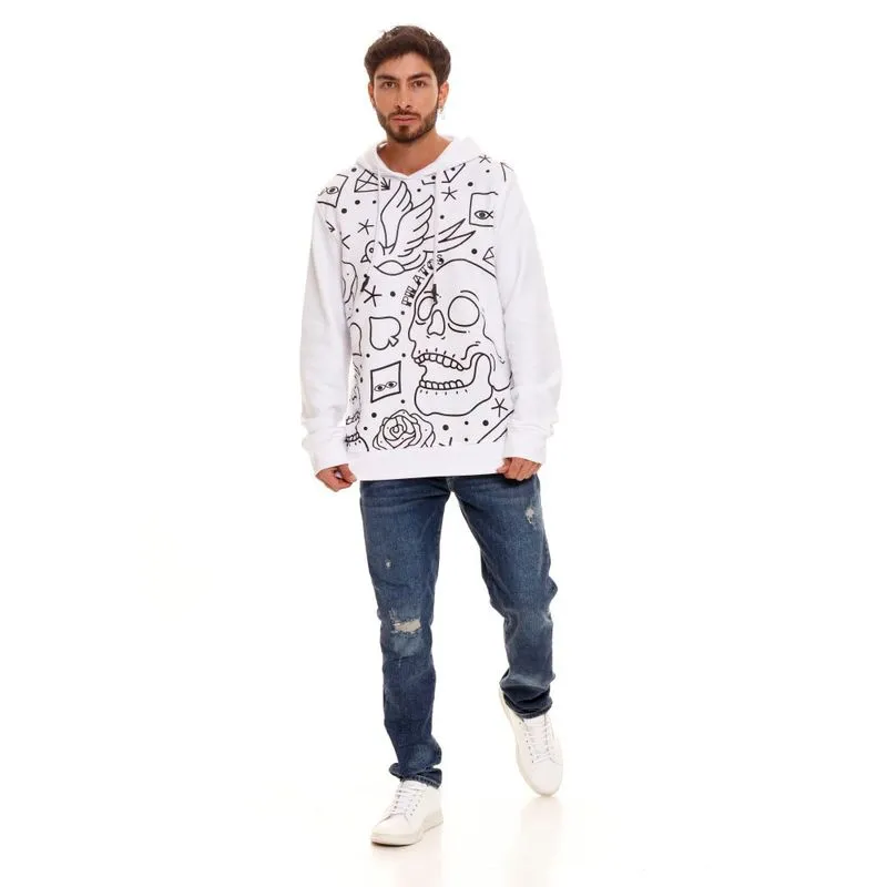 Buzo Hoodie Cerrado Para Hombre   Pilatos