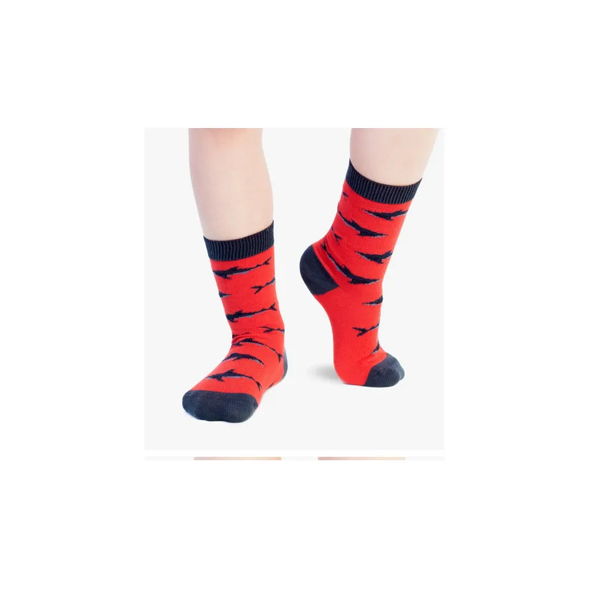 Calcetines Jimmy Lion Sharks Para Niños en Rojo 