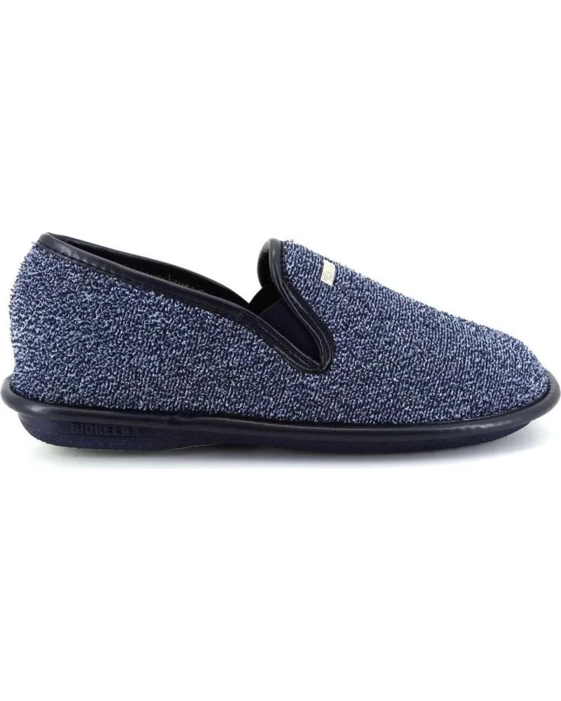 Calzado de casa COSDAM  de Hombre 1441 RIZO ZAPATILLAS DE CASA CERRADA DE HOMBRE AZUL M  AZUL MARINO
