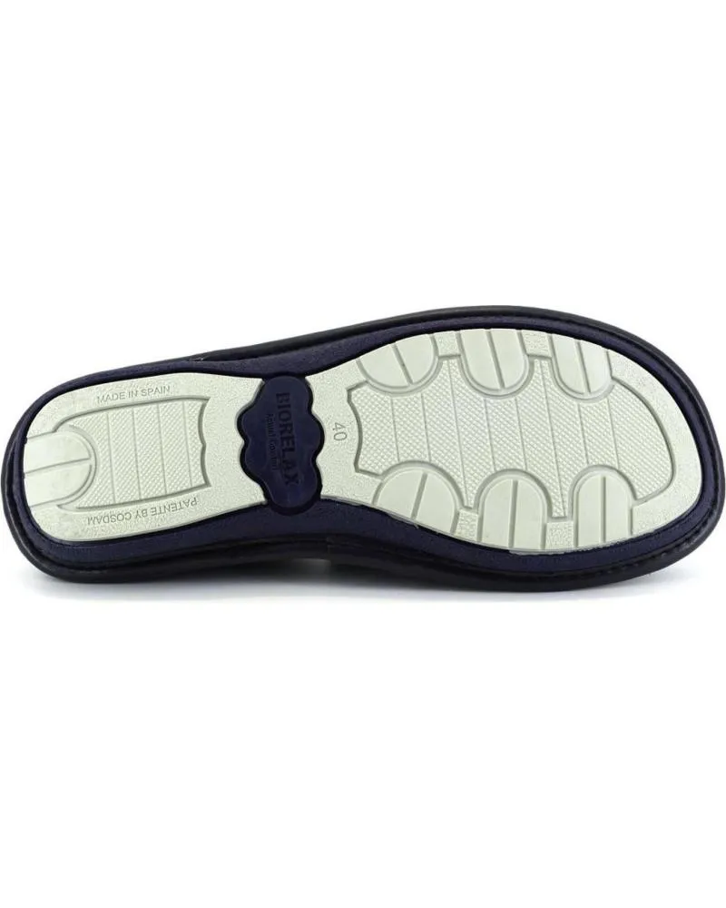 Calzado de casa COSDAM  de Hombre 1441 RIZO ZAPATILLAS DE CASA CERRADA DE HOMBRE AZUL M  AZUL MARINO