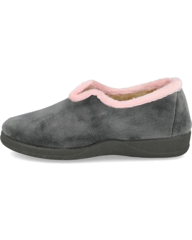 Calzado de casa de Mujer L&R SHOES LR SHOES 399 ZAPATILLAS DE CASA MUJER GRIS