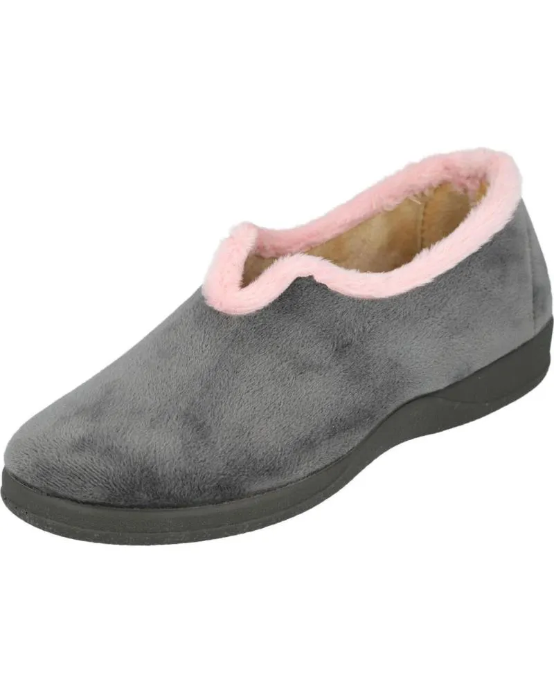 Calzado de casa de Mujer L&R SHOES LR SHOES 399 ZAPATILLAS DE CASA MUJER GRIS