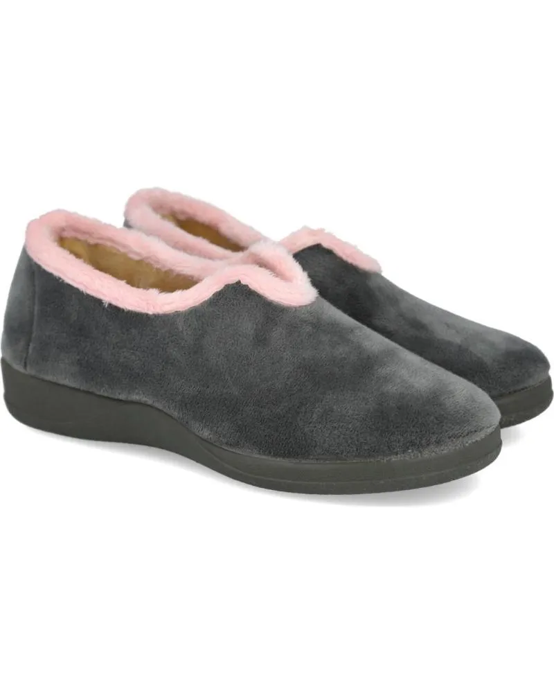 Calzado de casa de Mujer L&R SHOES LR SHOES 399 ZAPATILLAS DE CASA MUJER GRIS