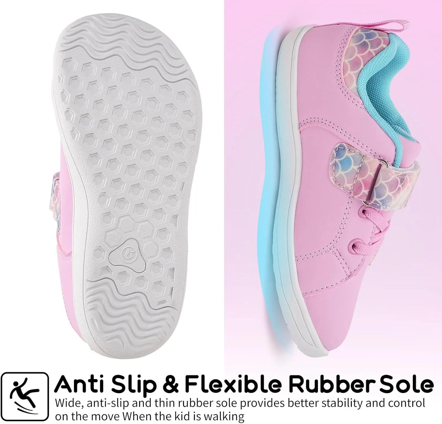 Calzado Descalzos Niños Niñas Amplia para Barefoot Exterior Interio Ligeros y Deporte Transpirables Zapatillas de Trail Minimali
