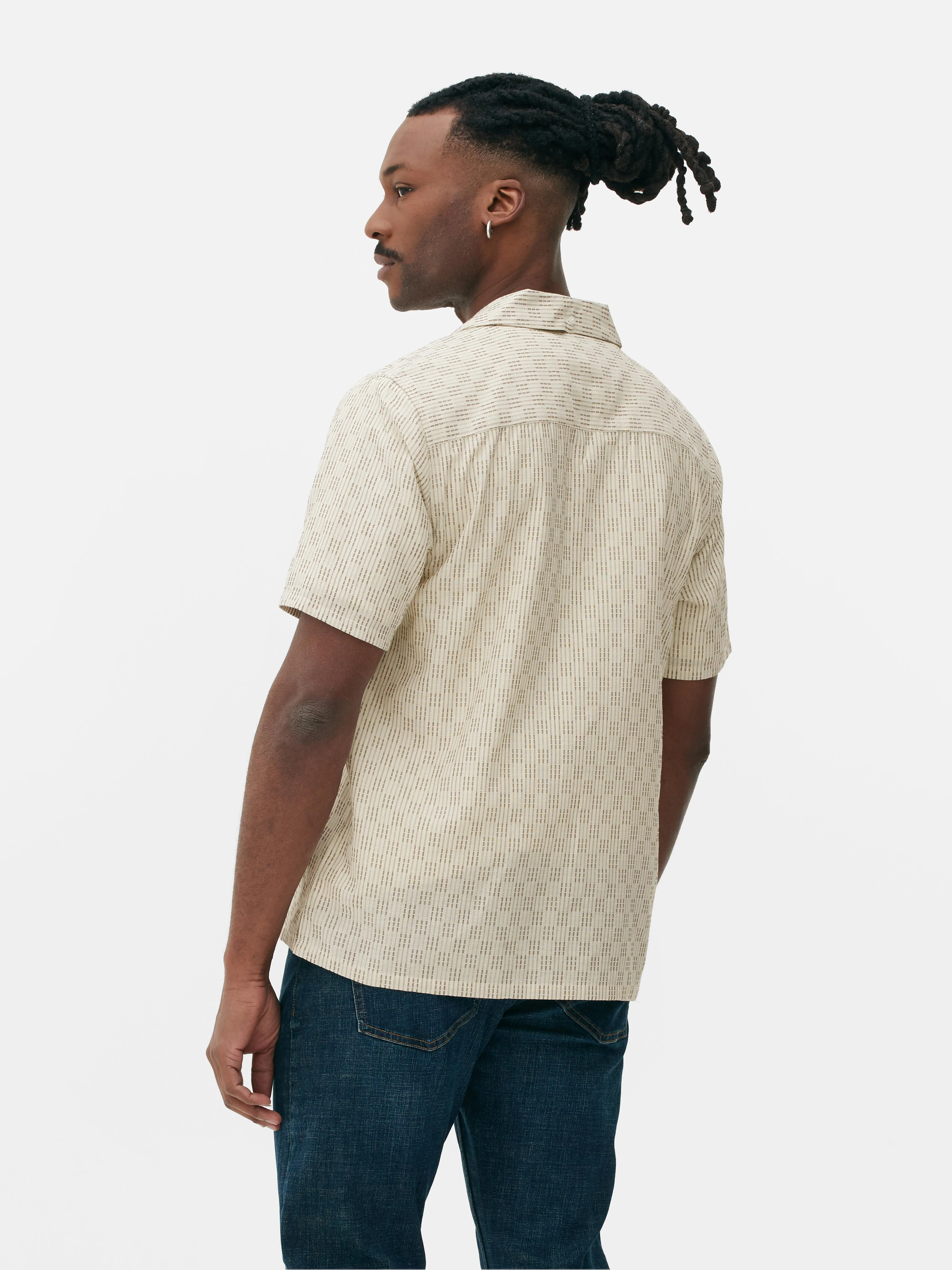 Camisa de manga corta de jacquard de The Stronghold